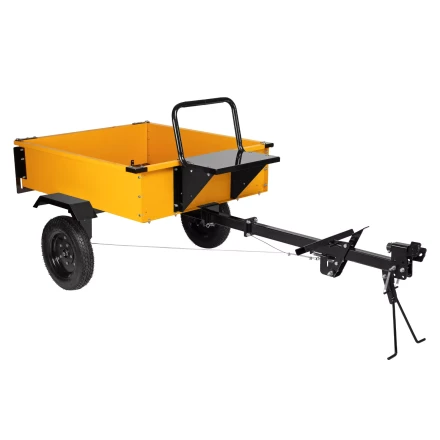 Прицеп для мотоблока Denzel TT-500, оцинк., груз. 500 кг, рег. сцепка, колеса 4.00-10, в упаковке купить в Нижневартовске