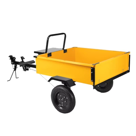 Прицеп для мотоблока Denzel TT-500, оцинк., груз. 500 кг, рег. сцепка, колеса 4.00-10, в упаковке купить в Нижневартовске