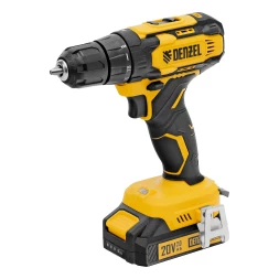 Дрель-шуруповерт аккумуляторная CDQ-20, Li-Ion, 20 В// Denzel 26118