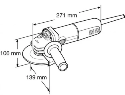 Углошлифовальная машина Makita 9558HNR УШМ Болгарка купить в Нижневартовске