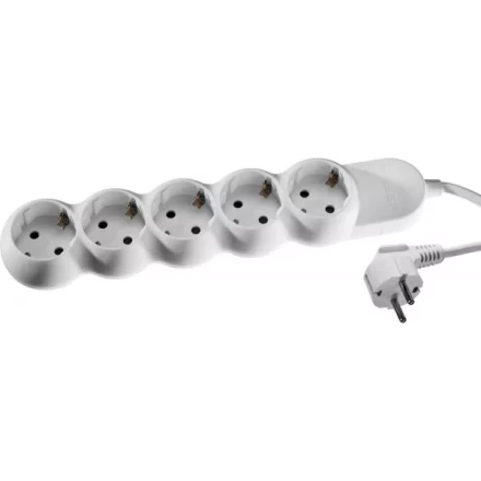 Удлинитель ЗУБР "МАСТЕР" электрический, ПВС сечение 1кв мм, заземл, 5 гнезд, макс мощн 3500Вт, 3м 55058-3 купить в Нижневартовске