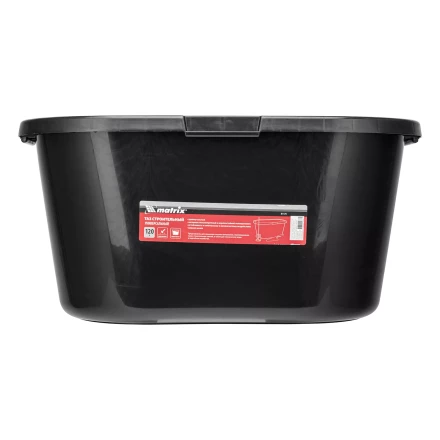 Таз строительный прямоугольный универсальный Matrix, 120л, ударопрочный 81476 купить в Нижневартовске