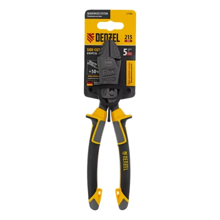 Бокорезы 215 мм Denzel 17786, усиленные, трехкомпонентные рукоятки купить в Нижневартовске