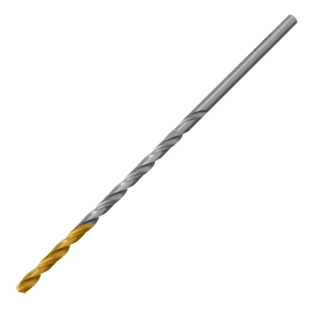 Сверло спиральное по металлу 3 х 100 мм, Р6М5, Golden Tip, удлиненное, 2шт. Denzel 718247 купить в Нижневартовске