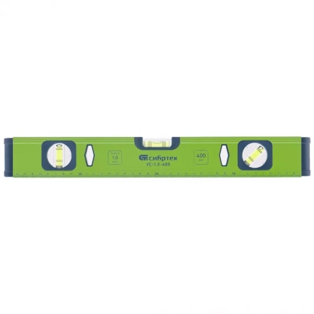 Уровень алюминиевый УС-1,0-400 СИБРТЕХ артикул 34100 купить в Нижневартовске