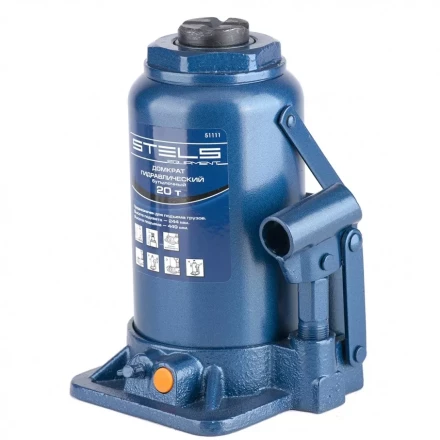 Домкрат гидравлический бутылочный 20 т h подъема 244–449 мм STELS 51111 купить в Нижневартовске