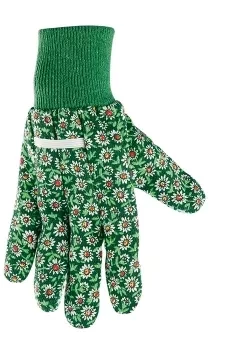 Перчатки садовые х/б ткань с ПВХ точкой, манжет, S PALISAD 67761 купить в Нижневартовске