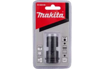 Адаптер с квадрата 1/2 на шестигранник 1/4 Makita B-68448 (переходник) купить в Нижневартовске