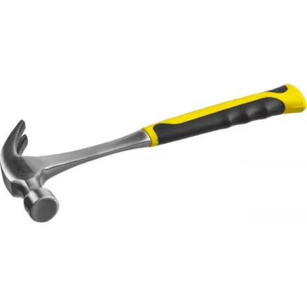 Молоток-гвоздодер STAYER "PROFESSIONAL" цельнометаллический с двухкомпонентной рукояткой, 450г 2025-450 купить в Нижневартовске