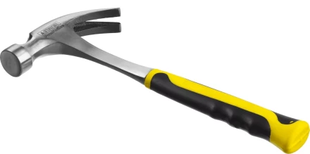 Молоток-гвоздодер STAYER "PROFESSIONAL" цельнометаллический с двухкомпонентной рукояткой, 450г 2025-450 купить в Нижневартовске