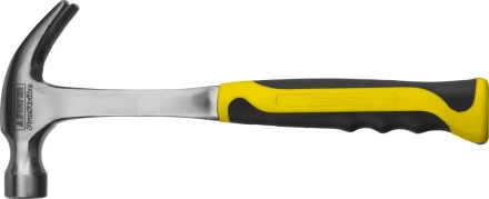 Молоток-гвоздодер STAYER "PROFESSIONAL" цельнометаллический с двухкомпонентной рукояткой, 450г 2025-450 купить в Нижневартовске