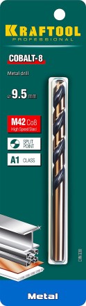 Сверла по металлу HSS-Co 29656-9.5 купить в Нижневартовске