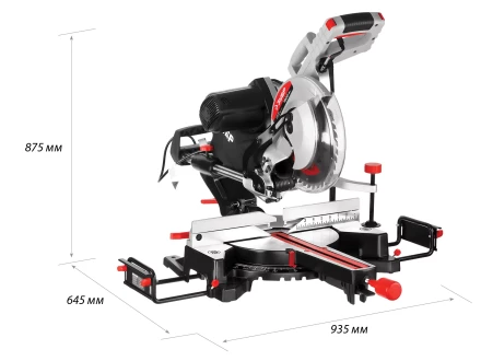 Пила торцовочная с ременной передачей ЗПТ-255-1800 ПЛР серия МАСТЕР купить в Нижневартовске
