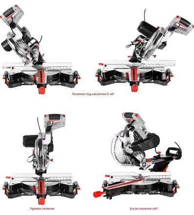 Пила торцовочная с ременной передачей ЗПТ-255-1800 ПЛР серия МАСТЕР купить в Нижневартовске