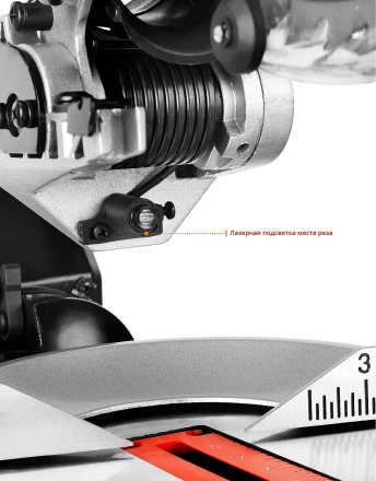 Пила торцовочная с ременной передачей ЗПТ-255-1800 ПЛР серия МАСТЕР купить в Нижневартовске