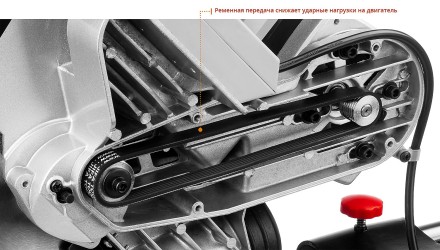 Пила торцовочная с ременной передачей ЗПТ-255-1800 ПЛР серия МАСТЕР купить в Нижневартовске