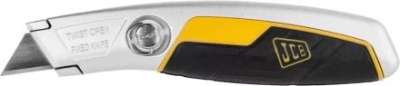 Нож JCB металлический, с трапециевидным лезвием, тип "А24", фиксированное лезвие JLC006 купить в Нижневартовске
