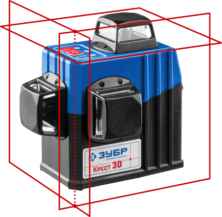Нивелиры лазерные Крест-3D 360 3 перпендикулярные плоскости серия ПРОФЕССИОНАЛ купить в Нижневартовске