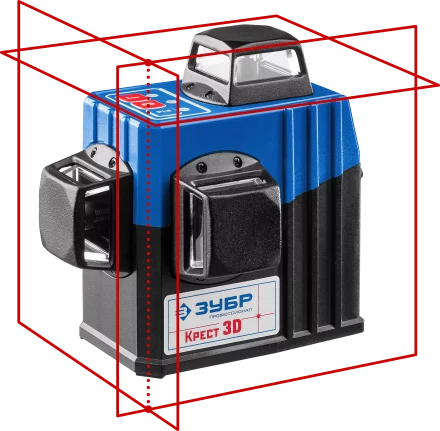 Нивелиры лазерные Крест-3D 360 3 перпендикулярные плоскости серия ПРОФЕССИОНАЛ купить в Нижневартовске