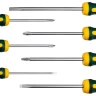 Набор X-Drive, KRAFTOOL 250081-H7: Отвертки профессиональные, SL: 3x80, 5x100, 6x125; PH: 1x80, 2x100; PZ: 1x80, 2x100 250081-H7 купить в Нижневартовске