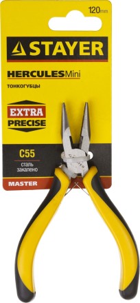 Тонкогубцы STAYER &quot;MASTER&quot; &quot;HERCULES&quot; &quot;MINI&quot;, 120мм 2218-2_z03 купить в Нижневартовске