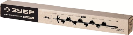 ЗУБР d 100 мм, грунт, шнек для мотобуров (7051-10) купить в Нижневартовске
