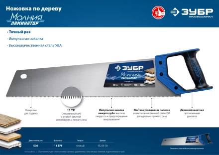 Ножовки по дереву ЛЕВША-Ламинатор серия ПРОФЕССИОНАЛ купить в Нижневартовске