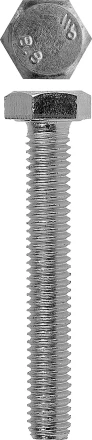 Болт ЗУБР с шестигранной головкой, DIN 933, класс прочности 8.8, оцинкованный, M12x30 мм, ТФ6, 4 шт. 4-303076-12-030 купить в Нижневартовске