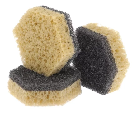 Губки для посуды TEFLON 90х80х30 мм 3 шт ТМ Elfe 92356 купить в Нижневартовске