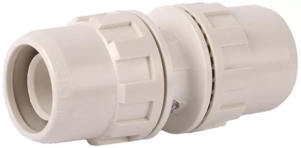 Соединитель ЗУБР "ШиреФит" "штуцер с гайкой - штуцер с гайкой", 26мм 51490-26 купить в Нижневартовске