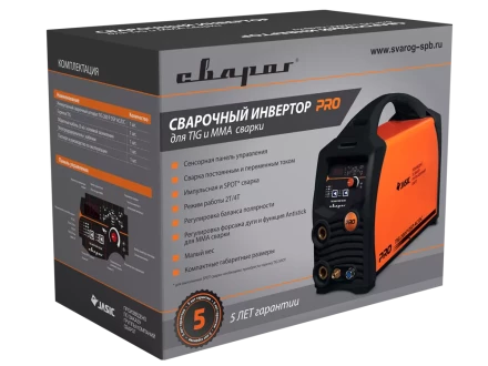 Сварочный инвертор Сварог PRO TIG 200 P DSP AC/DC (E201) купить в Нижневартовске
