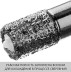 Алмазная коронка ЗУБР &quot;ПРОФЕССИОНАЛ&quot; универсальная для УШМ, сухое сверление, алмазы на вакуумной пайке,  посадка М14, d=16мм 29865-16 купить в Нижневартовске