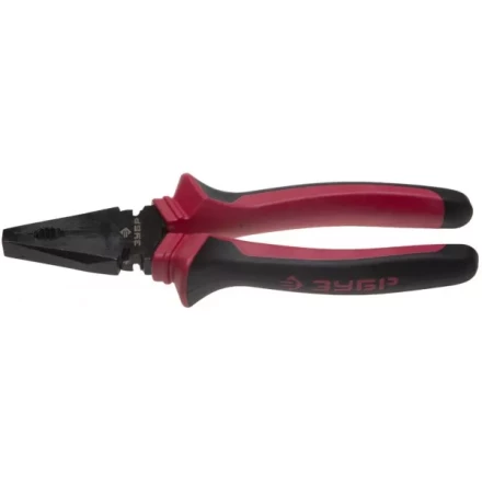 Плоскогубцы ЗУБР "МАСТЕР" комбинированные, маслобензостойкая рукоятка, покрытие оксидированное с полировкой, 200мм 22015-1-20_z01 купить в Нижневартовске