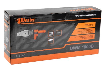 Аппарат для сварки пластиковых труб WESTER DWM 1000B купить в Нижневартовске