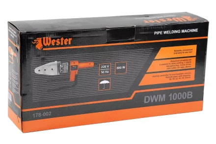 Аппарат для сварки пластиковых труб WESTER DWM 1000B купить в Нижневартовске