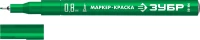 ЗУБР МК-80 зеленый, 0.8 мм маркер-краска (06324-4)