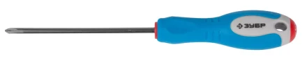 Отвертка ЗУБР, Cr-V сталь, трехкомпонентная рукоятка, цветовая индикация типа шлица, PH №0, 75мм 25252-0-075_z01 купить в Нижневартовске