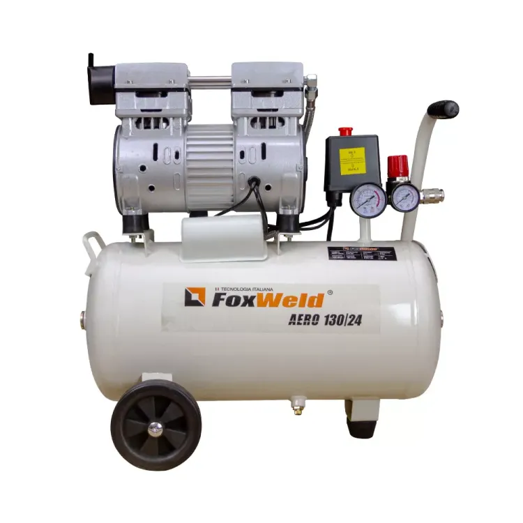 Компрессор безмасляный коаксиальный AERO 130/24 oil-free FoxWeld купить в Нижневартовске