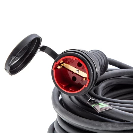 Удлинитель силовой 20 м, 16 А, тип УХз16, КГ 3 x 1.5 мм, 1 розетка, Россия Сибртех 95891 купить в Нижневартовске