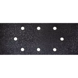 Лист шлиф. универсал. URAGAN &quot;Оптимален для мягких пород дерева&quot; 8 отверстий по линии, для ПШМ, P100, 93х230мм, 50шт 907-21102-100-50