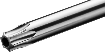 Отвертка KRAFTOOL, Cr-Mo-V сталь, двухкомпонентная противоскользящая рукоятка, TORX Hole, №20x100мм 250077-20-100 купить в Нижневартовске