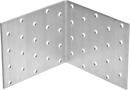 Крепежный угол ЗУБР "МАСТЕР" равносторонний, 80х100х100мм, 20шт 310205-080-100 купить в Нижневартовске