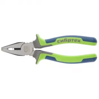 Плоскогубцы комбинированные 160 мм фосфатирование трехкомпонентные рукоятки СИБРТЕХ 17053 купить в Нижневартовске