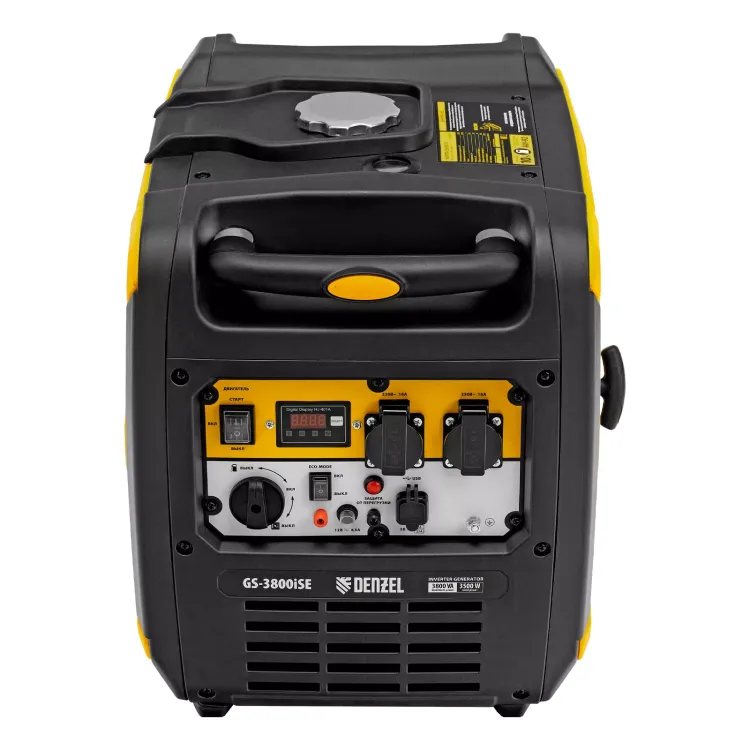 Генератор инверторный Denzel GS-3800iSE, 3,8 кВт, 230 В, закрытый корпус,электростартер купить в Нижневартовске