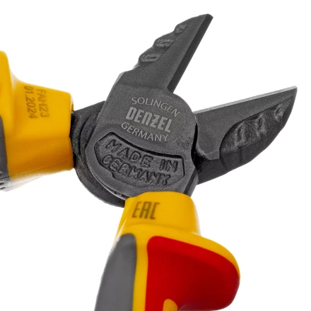 Бокорезы, диэлектрические рукоятки Denzel 17788, до 1000 В, трехкомпонентные рукоятки, 160 мм купить в Нижневартовске