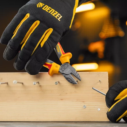 Бокорезы, диэлектрические рукоятки Denzel 17788, до 1000 В, трехкомпонентные рукоятки, 160 мм купить в Нижневартовске