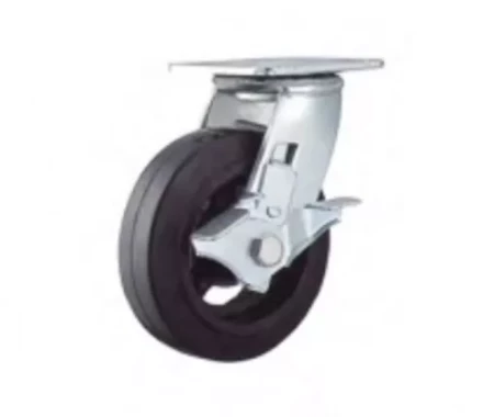 Колесо большегрузное поворотное SCdb 85 250 мм обрезиненное с тормозом (N) 1027140 купить в Нижневартовске