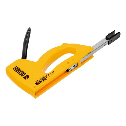 Степлер пластиковый, скобы в комплекте, тип 53, 6-10 мм Denzel 40221 купить в Нижневартовске