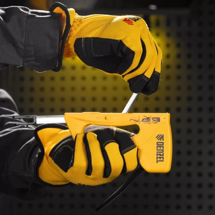 Степлер пластиковый, скобы в комплекте, тип 53, 6-10 мм Denzel 40221 купить в Нижневартовске