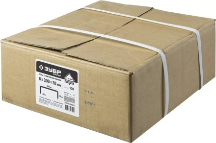 Скоба строительная кованая ЗУБР "МАСТЕР", 8х300х70 мм, 100 шт 311165-300-70 купить в Нижневартовске